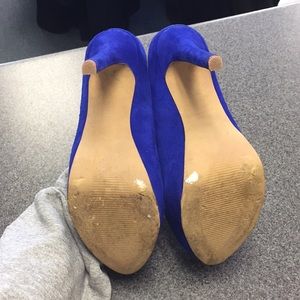 Jessica Simpson Shoes - Jessica Simpson Blue Suede Heels Jessica Simpson Shoes - Jessica Simpson Blue Suede Heels